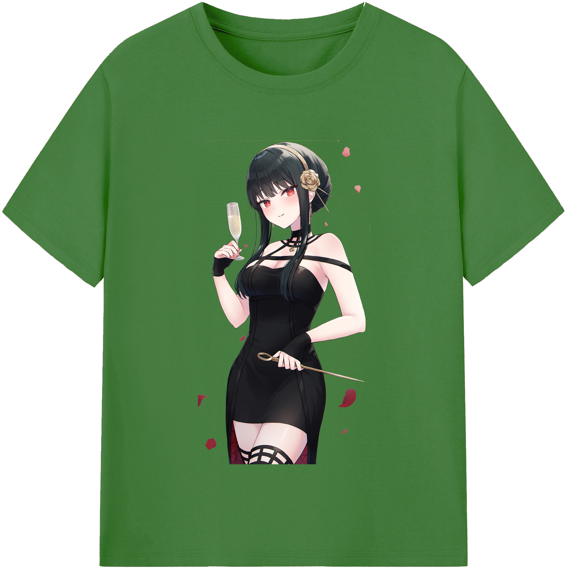 （画像用） SPY×FAMILY间谍家家酒 レディースカジュアルプリントTシャツ（綿100％）